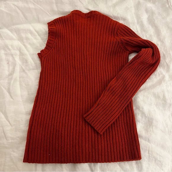Vintage Walter Van Beirendonck Wild and Lethal Trash Red One Arm Sweater - Picture 3 of 4